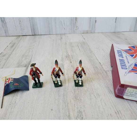 Union jacks 7th Royal fusilier grenadiers 1751 - Picture 1 of 5